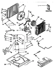 Unit Parts parts for Kenmore Heat Pump System 106.9721851 (1069721851, 106 9721851) from AppliancePartsPros.com