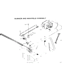 Burner And Manifold Assembly parts for Kenmore Furnace 867.761961 (867761961, 867 761961) from AppliancePartsPros.com