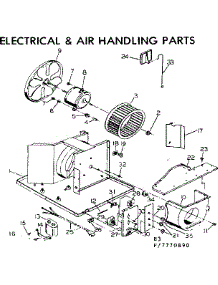 Electrical & Air Handling Parts parts for Kenmore Heat Pump System 253.7770890 (2537770890, 253 7770890) from AppliancePartsPros.com