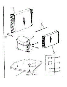 Unit Parts parts for Kenmore Heat Pump System 253.71110 (25371110, 253 71110) from AppliancePartsPros.com