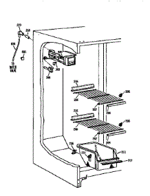 Freezer Section parts for Kenmore Refrigerator 363.9552780 (3639552780, 363 9552780) from AppliancePartsPros.com