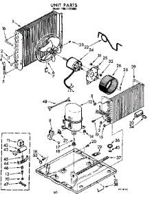 Unit Parts parts for Kenmore Heat Pump System 106.7791880 (1067791880, 106 7791880) from AppliancePartsPros.com