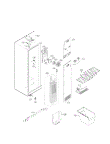 Freezer Parts parts for Kenmore Refrigerator 795.51813410 (79551813410, 795 51813410) from AppliancePartsPros.com