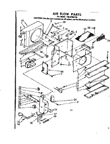 Air Flow Parts parts for Kenmore Heat Pump System 106.8700770 (1068700770, 106 8700770) from AppliancePartsPros.com