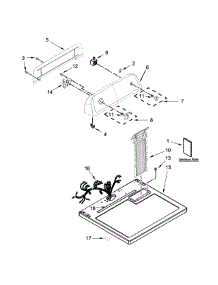 Top And Console Parts parts for Kenmore Dryer 110.60222511 (11060222511, 110 60222511) from AppliancePartsPros.com