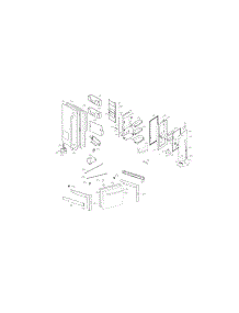 Door Parts parts for Kenmore Refrigerator 795.73065410 (79573065410, 795 73065410) from AppliancePartsPros.com