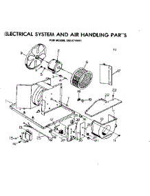 Electrical System & Air Handling Parts parts for Kenmore Heat Pump System 253.8711411 (2538711411, 253 8711411) from AppliancePartsPros.com