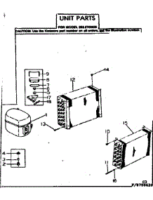 Unit Parts parts for Kenmore Heat Pump System 253.8700620 (2538700620, 253 8700620) from AppliancePartsPros.com