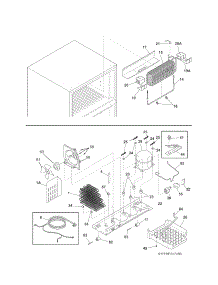 System parts for Kenmore Refrigerator 253.60419410 (25360419410, 253 60419410) from AppliancePartsPros.com