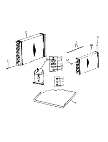 Unit Parts parts for Kenmore Heat Pump System 253.8711415 (2538711415, 253 8711415) from AppliancePartsPros.com