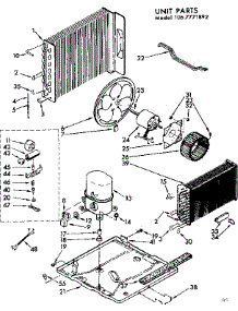 Unit Parts parts for Kenmore Heat Pump System 106.7771892 (1067771892, 106 7771892) from AppliancePartsPros.com