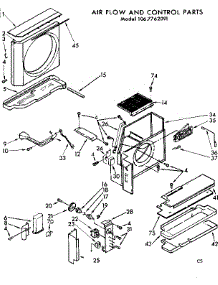 Air Flow Control Parts parts for Kenmore Heat Pump System 106.7762091 (1067762091, 106 7762091) from AppliancePartsPros.com