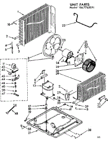 Unit Parts parts for Kenmore Heat Pump System 106.7762091 (1067762091, 106 7762091) from AppliancePartsPros.com