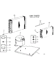 Unit Parts parts for Kenmore Heat Pump System 253.7761451 (2537761451, 253 7761451) from AppliancePartsPros.com