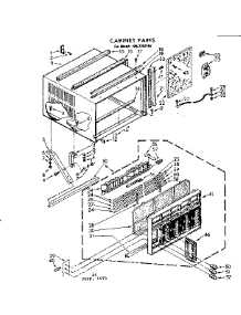 Cabinet Parts parts for Kenmore Heat Pump System 106.7782193 (1067782193, 106 7782193) from AppliancePartsPros.com