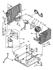 Unit Parts parts for Kenmore Heat Pump System 106.8741400 (1068741400, 106 8741400) from AppliancePartsPros.com