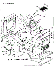 Air Flow Parts parts for Kenmore Heat Pump System 106.7752021 (1067752021, 106 7752021) from AppliancePartsPros.com