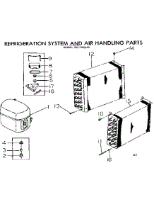 Refrigeration System And Air Handling Parts parts for Kenmore Heat Pump System 253.7782430 (2537782430, 253 7782430) from AppliancePartsPros.com