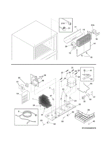 System parts for Kenmore Refrigerator 253.60083410 (25360083410, 253 60083410) from AppliancePartsPros.com