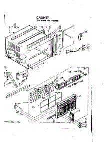 Cabinet Parts parts for Kenmore Heat Pump System 106.7761490 (1067761490, 106 7761490) from AppliancePartsPros.com