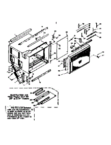 Cabinet Parts parts for Kenmore Heat Pump System 106.65640 (10665640, 106 65640) from AppliancePartsPros.com
