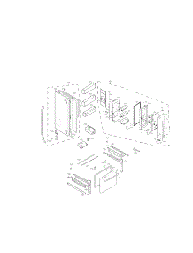 Door Parts parts for Kenmore Refrigerator 795.70333410 (79570333410, 795 70333410) from AppliancePartsPros.com