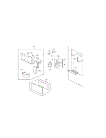 Dispenser Parts parts for Kenmore Refrigerator 795.70339410 (79570339410, 795 70339410) from AppliancePartsPros.com
