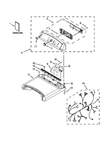 Top And Console Parts parts for Kenmore Dryer 110.C68102310 (110C68102310, 110 C68102310) from AppliancePartsPros.com
