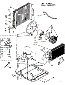 Unit Parts parts for Kenmore Heat Pump System 106.7762191 (1067762191, 106 7762191) from AppliancePartsPros.com