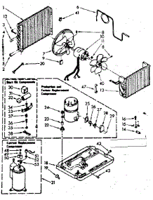 Unit Parts parts for Kenmore Heat Pump System 106.8700710 (1068700710, 106 8700710) from AppliancePartsPros.com