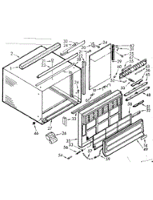 Cabinet Parts parts for Kenmore Heat Pump System 106.71140 (10671140, 106 71140) from AppliancePartsPros.com
