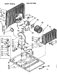 Unit Parts parts for Kenmore Heat Pump System 106.7792980 (1067792980, 106 7792980) from AppliancePartsPros.com