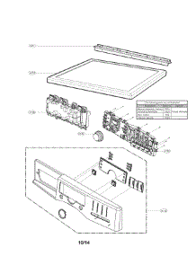 Control Panel Parts parts for Kenmore Dryer 796.81382410 (79681382410, 796 81382410) from AppliancePartsPros.com