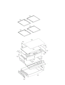 Refrigerator Compartment Parts parts for Kenmore Refrigerator 795.71313310 (79571313310, 795 71313310) from AppliancePartsPros.com