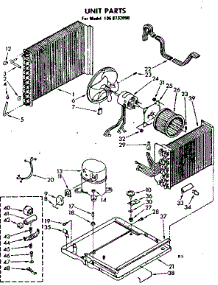 Unit Parts parts for Kenmore Heat Pump System 106.8732090 (1068732090, 106 8732090) from AppliancePartsPros.com