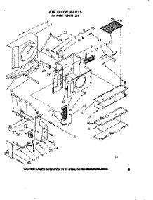 Air Flow Parts parts for Kenmore Heat Pump System 106.8711291 (1068711291, 106 8711291) from AppliancePartsPros.com