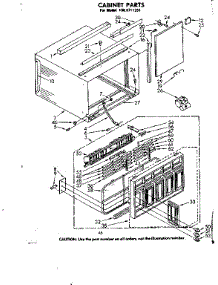 Cabinet Parts parts for Kenmore Heat Pump System 106.8711291 (1068711291, 106 8711291) from AppliancePartsPros.com