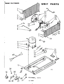 Unit Parts parts for Kenmore Heat Pump System 106.7760690 (1067760690, 106 7760690) from AppliancePartsPros.com