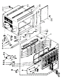 Cabinet Parts parts for Kenmore Heat Pump System 106.8752091 (1068752091, 106 8752091) from AppliancePartsPros.com