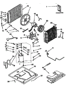 Unit Parts parts for Kenmore Heat Pump System 106.9721491 (1069721491, 106 9721491) from AppliancePartsPros.com