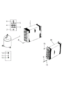 Unit Parts parts for Kenmore Heat Pump System 253.8750892 (2538750892, 253 8750892) from AppliancePartsPros.com