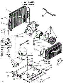 Unit Parts parts for Kenmore Heat Pump System 106.7782092 (1067782092, 106 7782092) from AppliancePartsPros.com