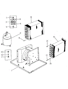 Unit Parts parts for Kenmore Heat Pump System 253.8730890 (2538730890, 253 8730890) from AppliancePartsPros.com