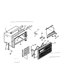 Cabinet Parts parts for Kenmore Heat Pump System 106.70271 (10670271, 106 70271) from AppliancePartsPros.com