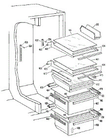 Fresh Food Section parts for Kenmore Refrigerator 363.9562780 (3639562780, 363 9562780) from AppliancePartsPros.com