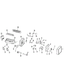 Icemaker parts for Kenmore Refrigerator 363.9562780 (3639562780, 363 9562780) from AppliancePartsPros.com