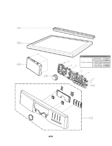 Control Panel Parts parts for Kenmore Dryer 796.81282310 (79681282310, 796 81282310) from AppliancePartsPros.com