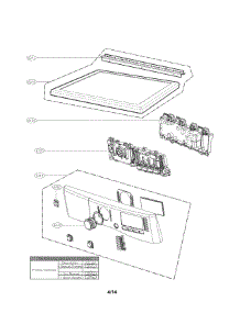 Control Panel Parts parts for Kenmore Dryer 796.81182310 (79681182310, 796 81182310) from AppliancePartsPros.com