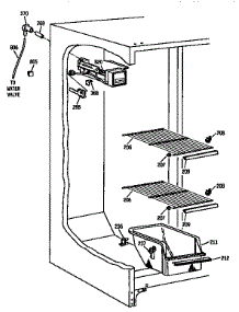 Freezer Section parts for Kenmore Refrigerator 363.9564650 (3639564650, 363 9564650) from AppliancePartsPros.com