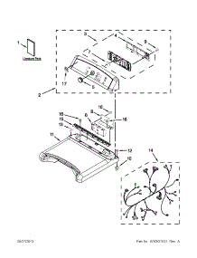 Top And Console Parts parts for Kenmore Dryer 110.68102310 (11068102310, 110 68102310) from AppliancePartsPros.com
